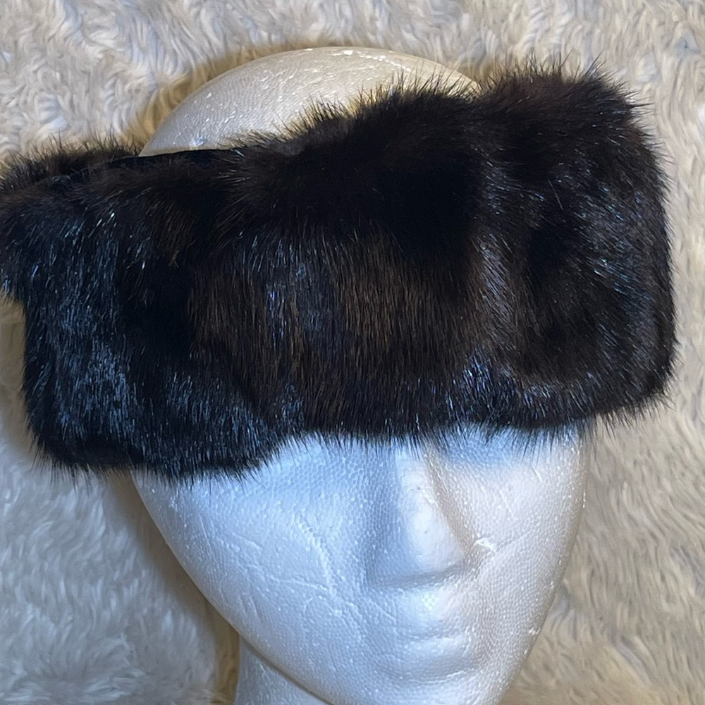 Brown Faux Fur women’s Headband